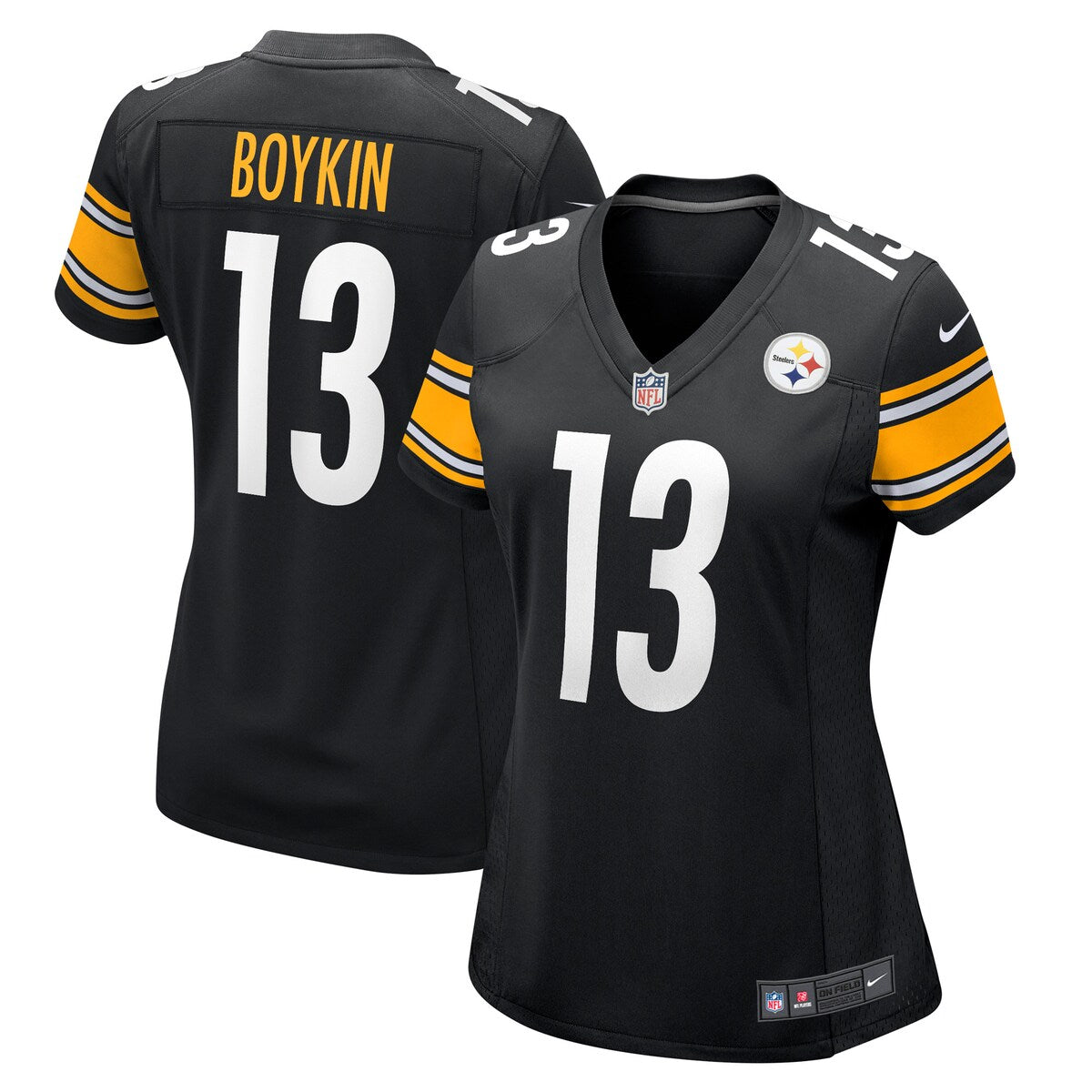 Miles Boykin Pittsburgh Steelers Nike Womens Game Player Jersey Black