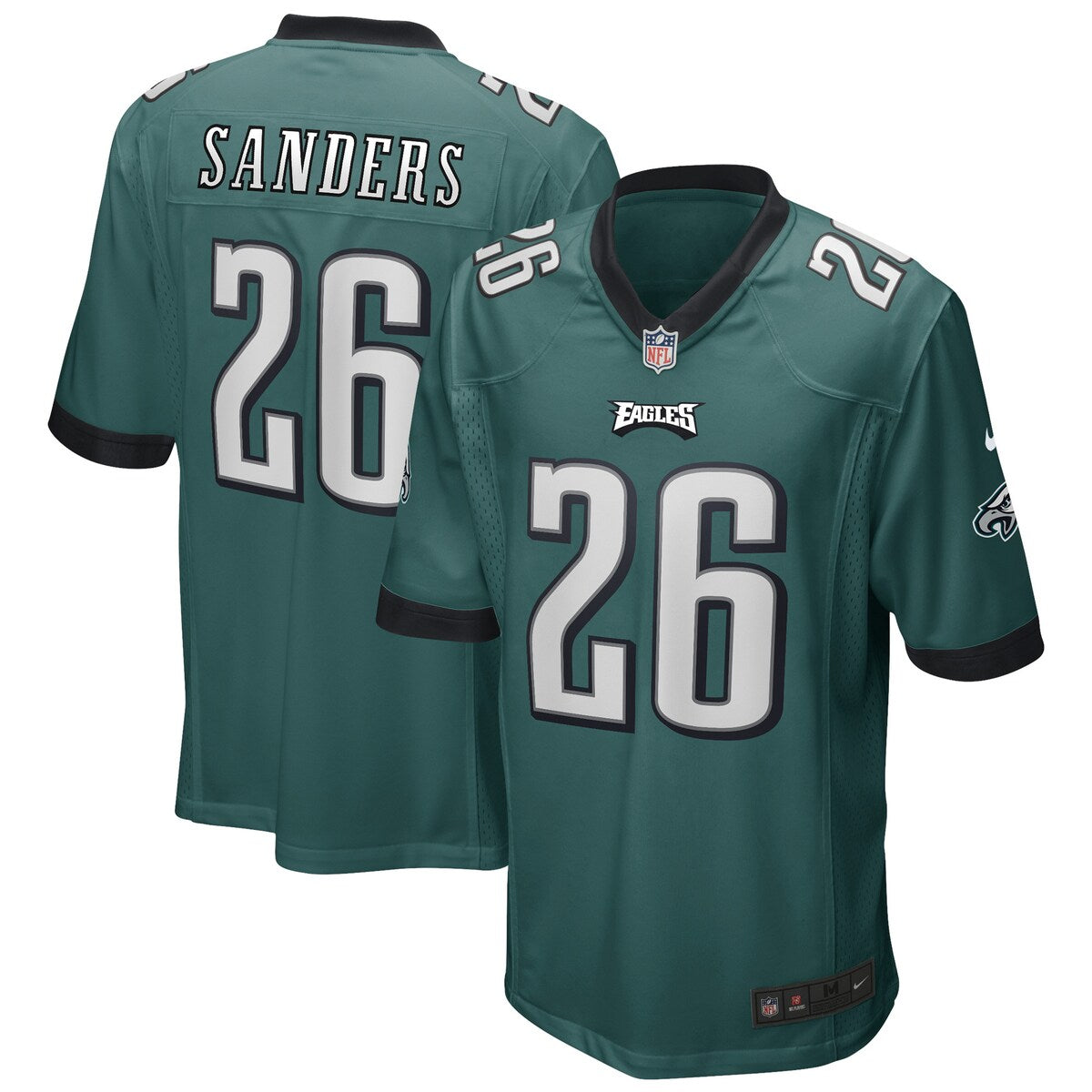 Miles Sanders Philadelphia Eagles Nike Game Player Jersey Midnight Green