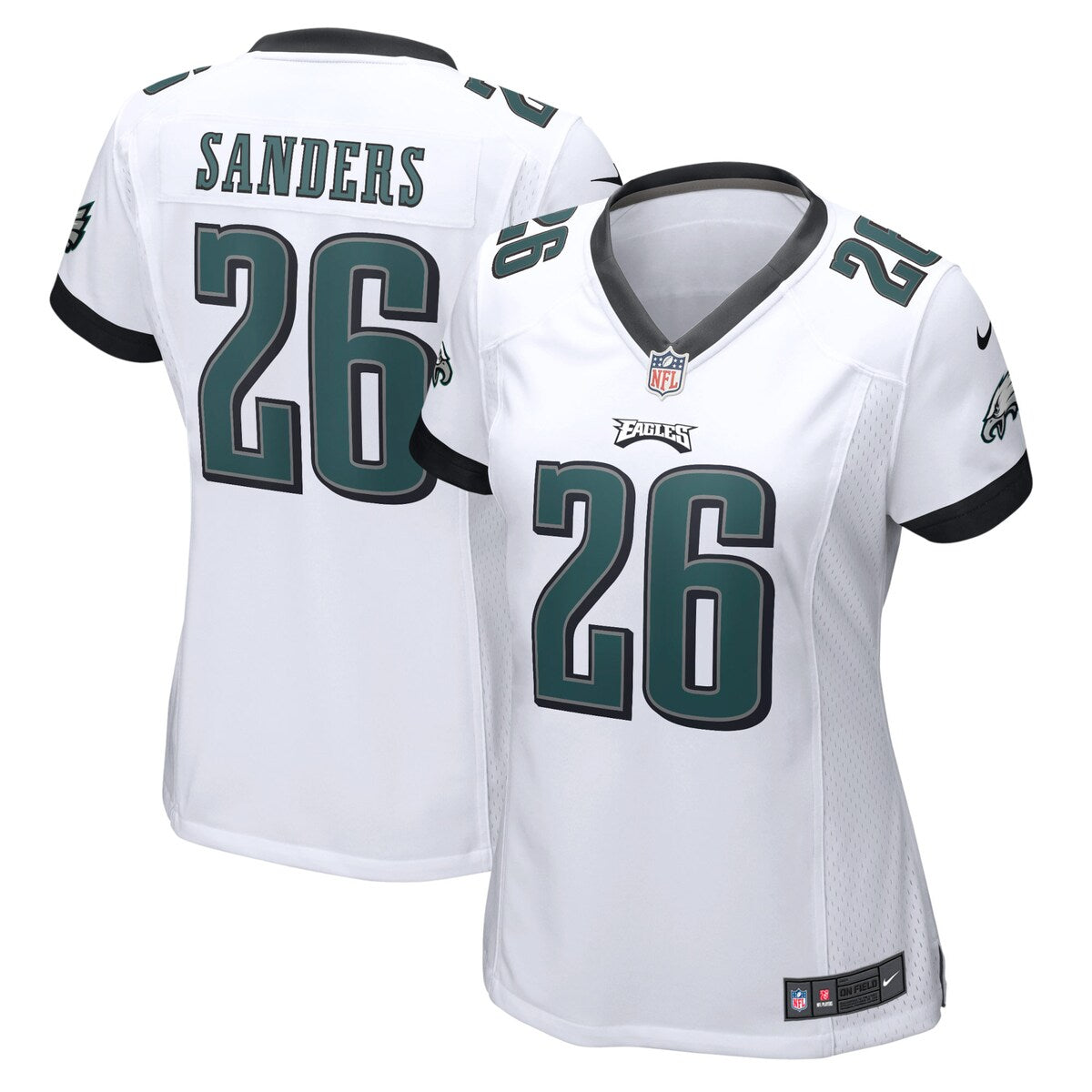 Miles Sanders Philadelphia Eagles Nike Womens Game Jersey White