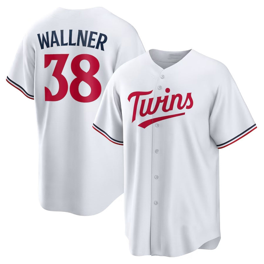 Minnesota Twins #38 Matt Wallner Home Replica Jersey White Stitched Baseball J