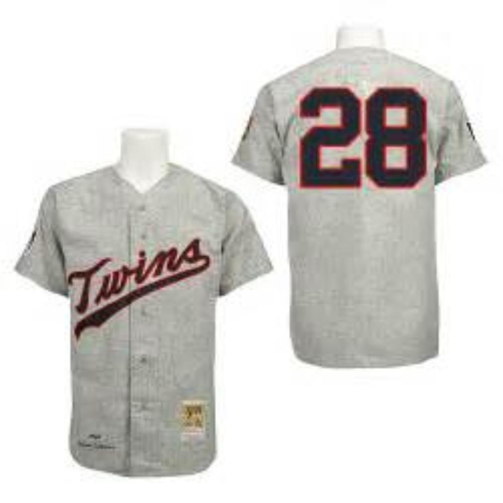 Minnesota Twins Bert Blyleven Gray 1969 Throwback Jersey