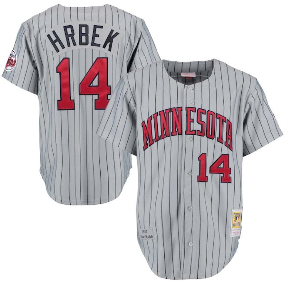 Minnesota Twins Kent Hrbek Gray 1987 Throwback Jersey