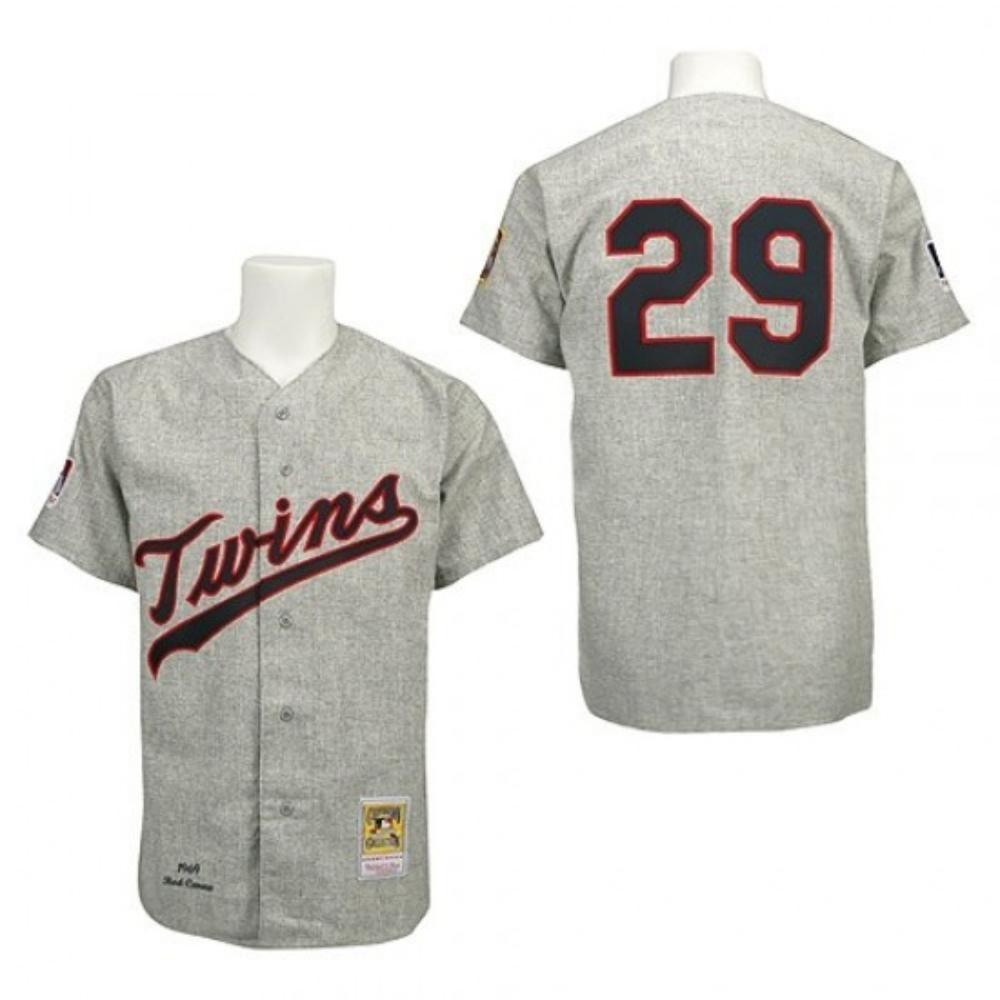 Minnesota Twins Rod Carew Gray 1969 Throwback Jersey