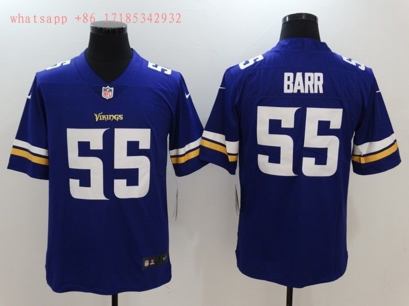 Minnesota Vikings Anthony Barr 55 Nfl 2020 Cobalt Blue Jersey Jersey