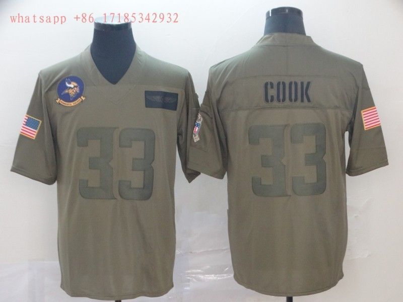 Minnesota Vikings Dalvin Cook 33 Nfl 2020 Camo Jersey Jersey