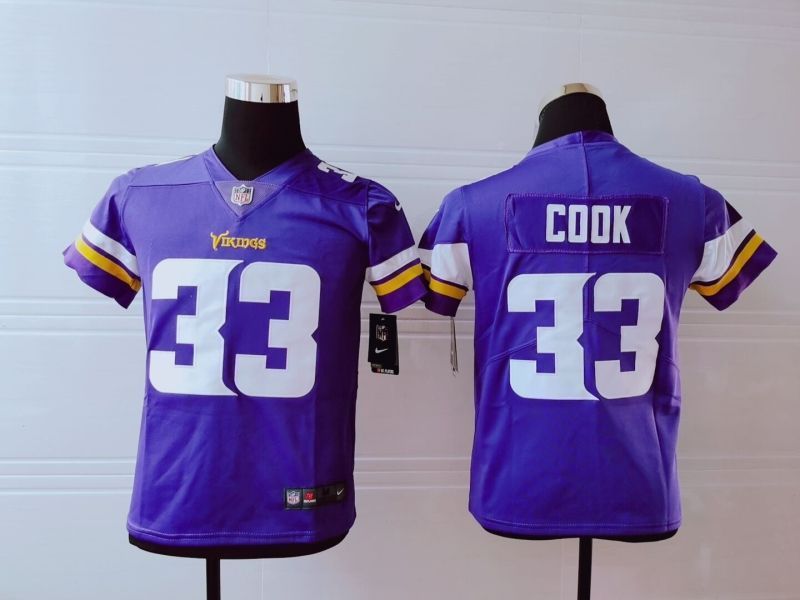 Minnesota Vikings Dalvin Cook 33 Nfl 2020 Purple Jersey