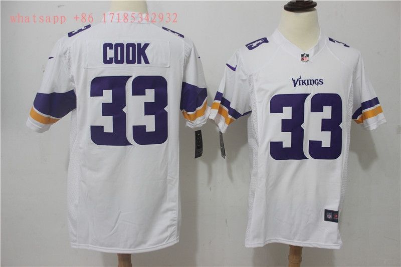 Minnesota Vikings Dalvin Cook 33 Nfl 2020 White Jersey Jersey