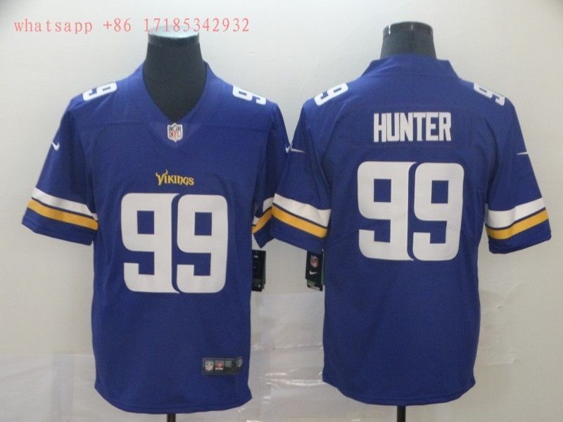 Minnesota Vikings Danielle Hunter 99 Nfl 2020 Cobalt Blue Jersey Jersey