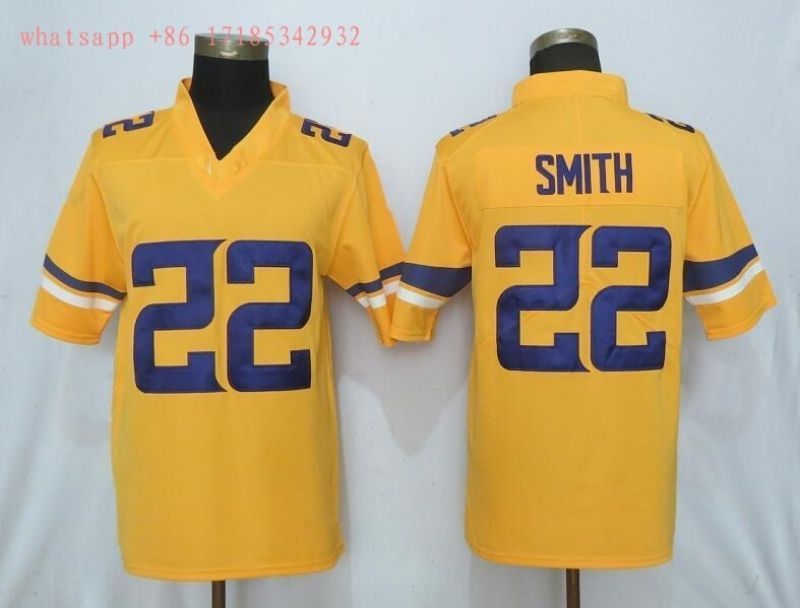 Minnesota Vikings Emmitt Smith 22 Nfl 2020 Gold Jersey Jersey