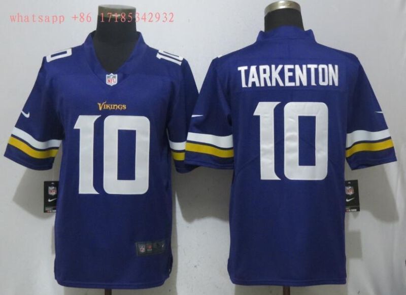 Minnesota Vikings Fran Tarkenton 10 Nfl 2020 Cobalt Blue Jersey Jersey