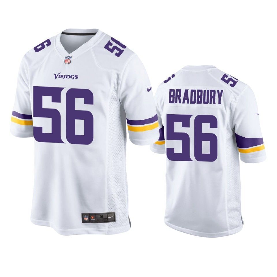 Minnesota Vikings Garrett Bradbury 2019 Nfl Draft White Game Jersey