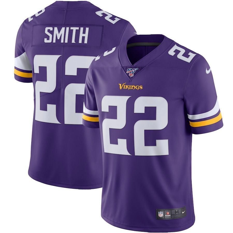 Minnesota Vikings Harrison Smith Purple Nfl 100 Vapor Jersey