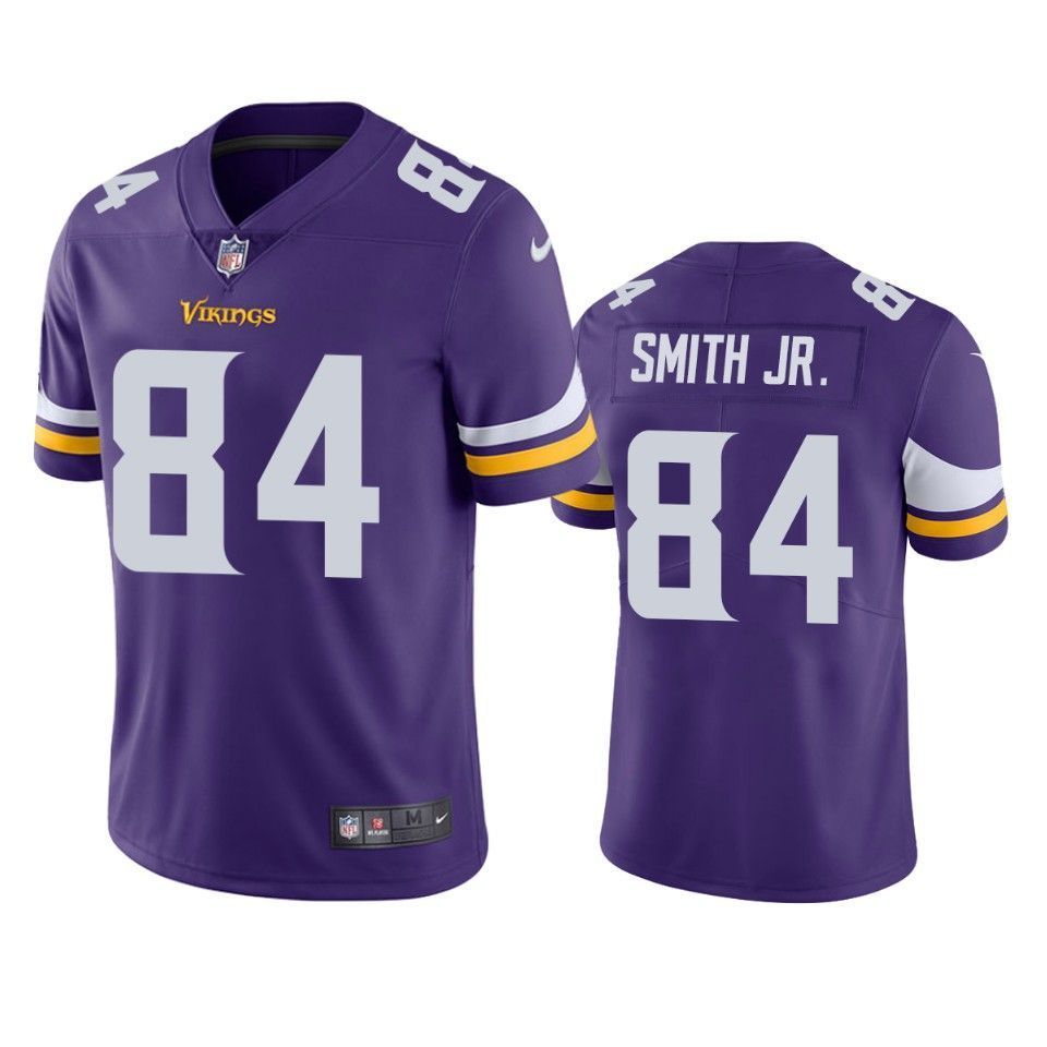 Minnesota Vikings Irv Smith Jr 2019 Nfl Draft Purple Vapor Limited Jersey