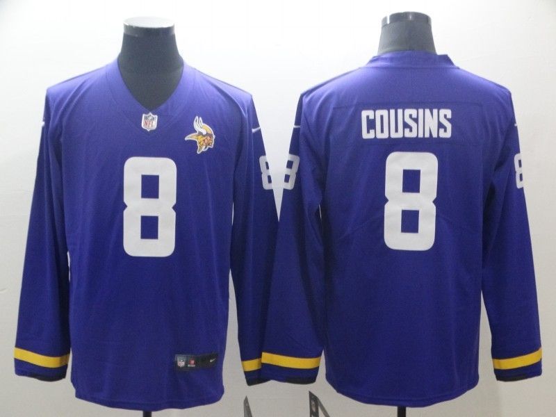 Minnesota Vikings Kirk Cousins 8 Nfl 2020 Dark Blue Jersey