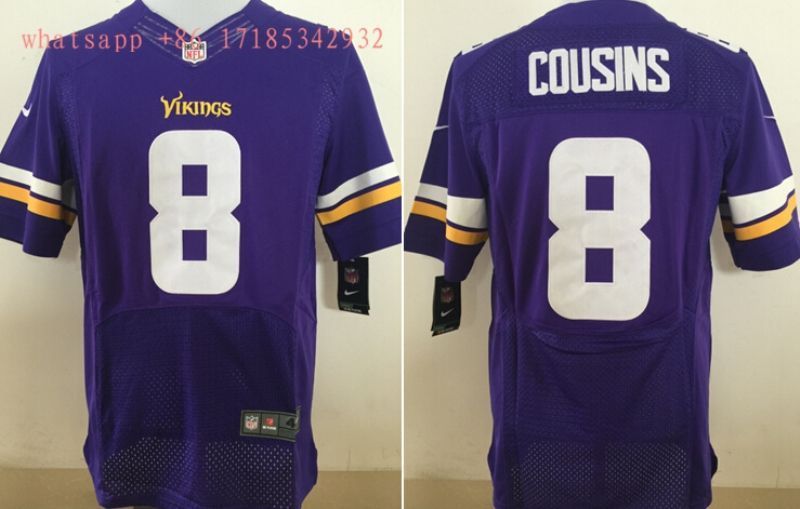 Minnesota Vikings Kirk Cousins 8 Nfl 2020 Navy Blue Jersey Jersey