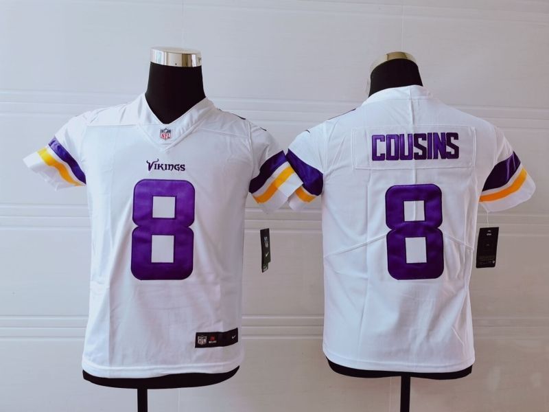 Minnesota Vikings Kirk Cousins 8 Nfl 2020 White Jersey