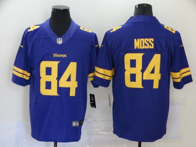 Minnesota Vikings Randy Moss 84 Nfl 2020 Cobalt Blue Jersey Jersey