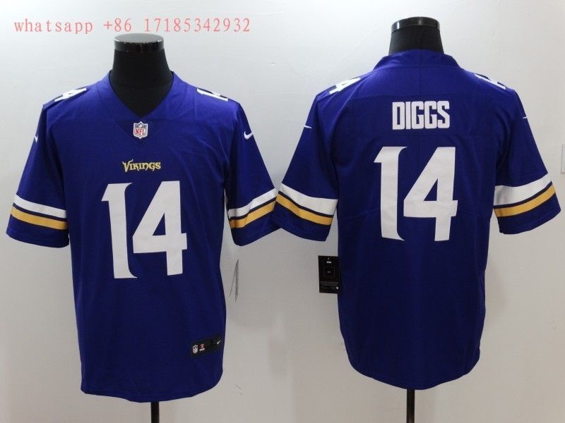 Minnesota Vikings Stefon Diggs 14 Nfl 2020 Cobalt Blue Jersey Jersey