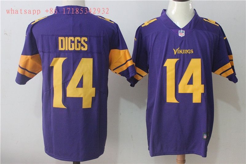 Minnesota Vikings Stefon Diggs 14 Nfl 2020 Purple Jersey Jersey