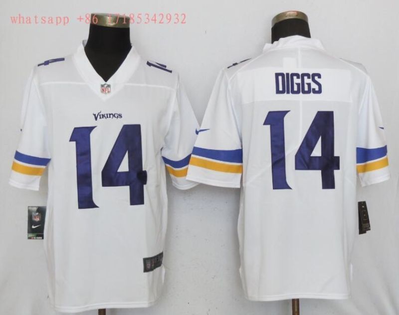 Minnesota Vikings Stefon Diggs 14 Nfl 2020 White Jersey Jersey