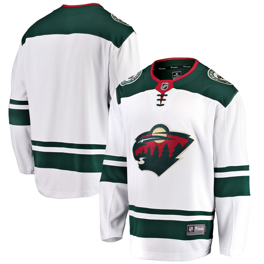 Minnesota Wild Fanatics Branded Breakaway Away Jersey White