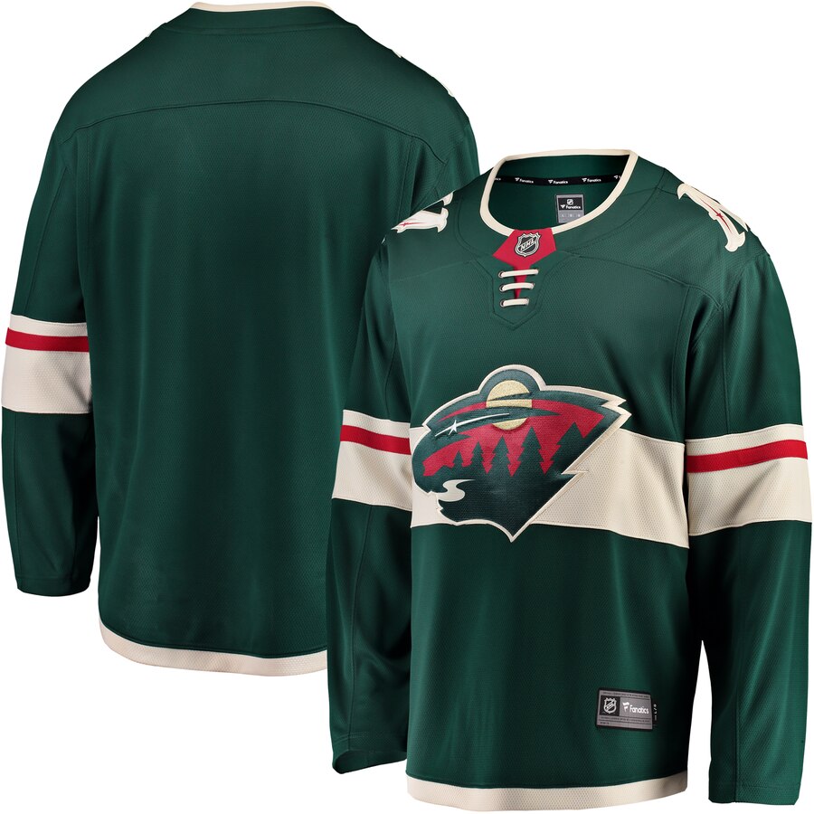 Minnesota Wild Fanatics Branded Breakaway Home Jersey Green