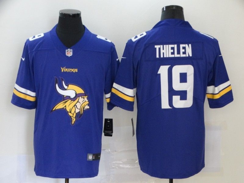 Minnessota Vikings Adam Thielen 19 Nfl 2020 Cobalt Jersey