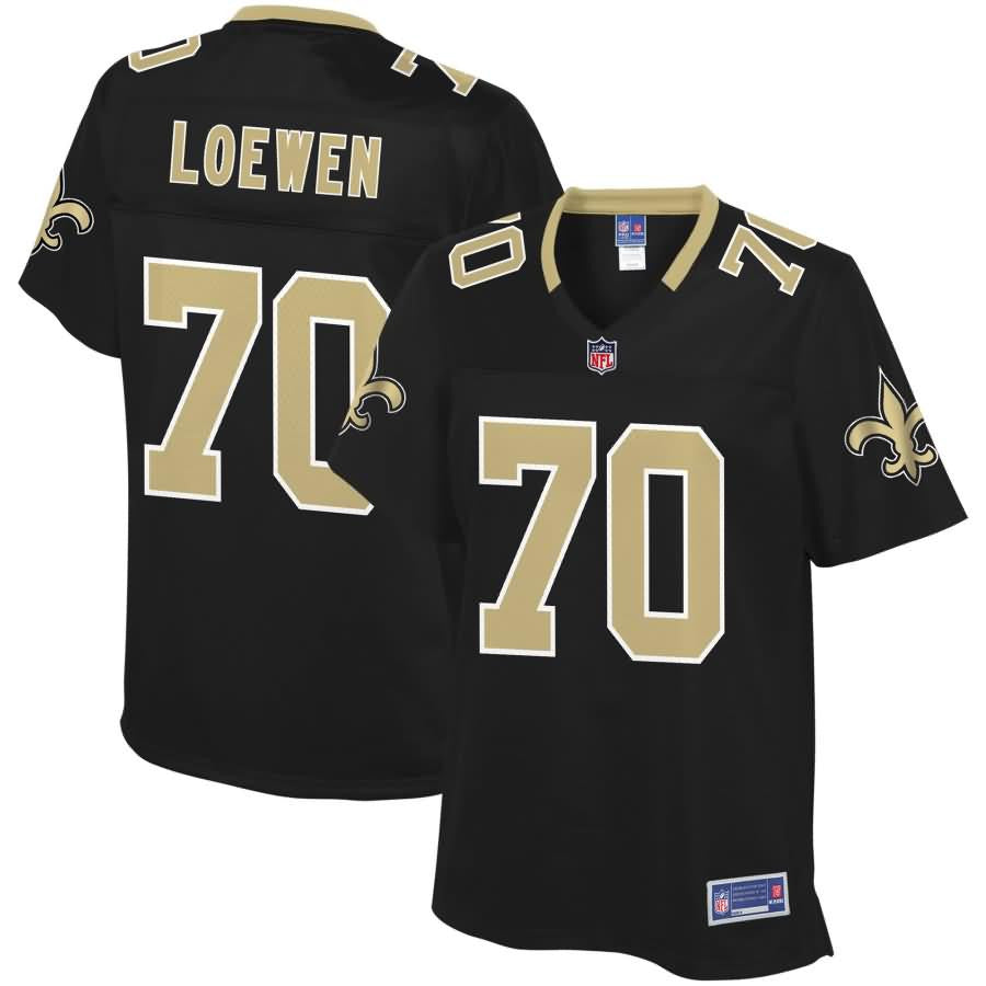 Mitchell Loewen New Orleans Saints Nfl Pro Line Womens Team Color Player Jersey Black