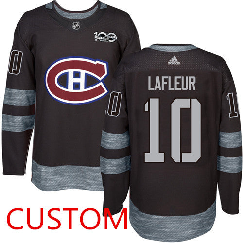 Montreal Canadiens 1917-2017 100th Anniversary Stitched Customized NHL Jersey