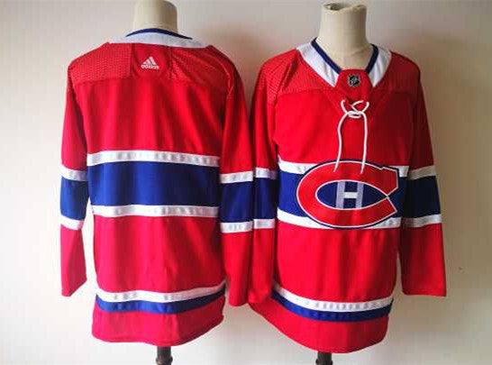Montreal Canadiens Blank Red 2017 2018 Hockey Stitched Nhl Jersey
