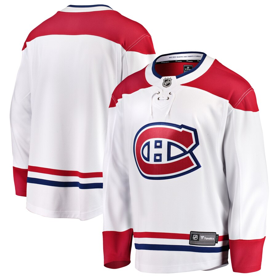 Montreal Canadiens Fanatics Branded Breakaway Away Jersey White