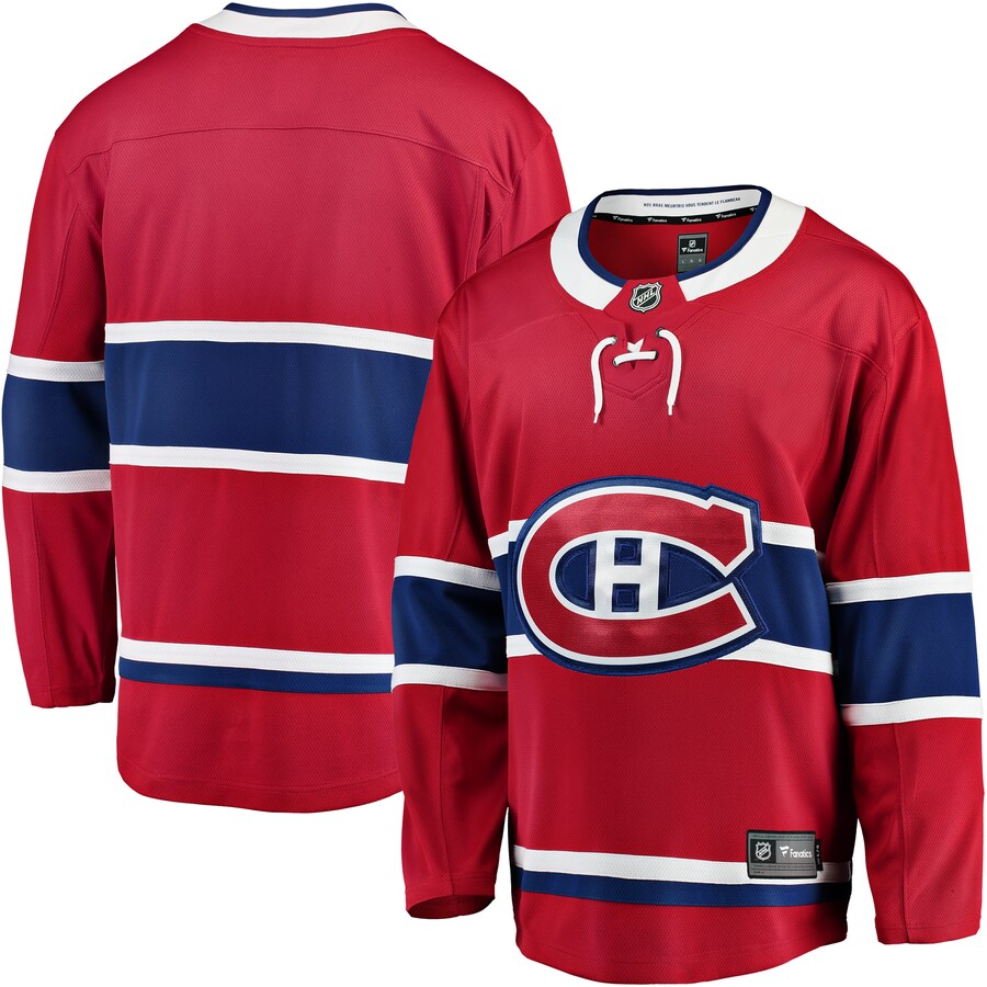Montreal Canadiens Fanatics Branded Breakaway Home Jersey Red