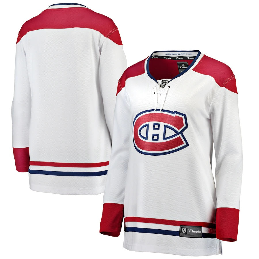 Montreal Canadiens Fanatics Branded Womens Away Breakaway Jersey White