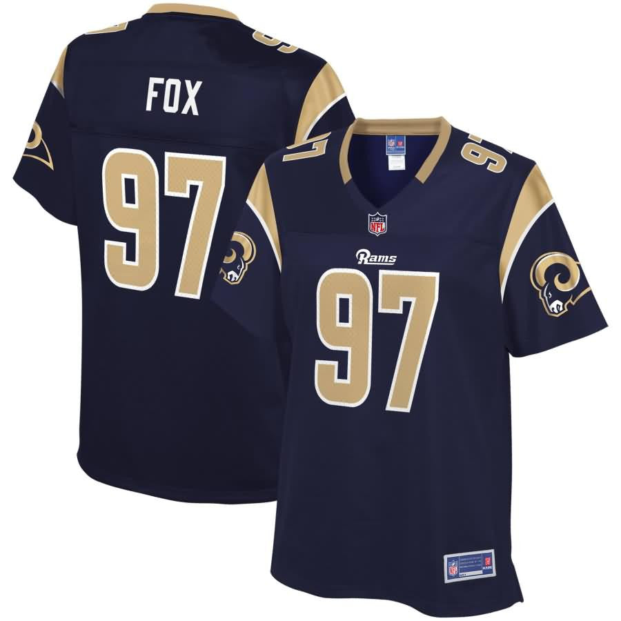 Morgan Fox Los Angeles Rams Nfl Pro Line Womens Player Jersey Navy