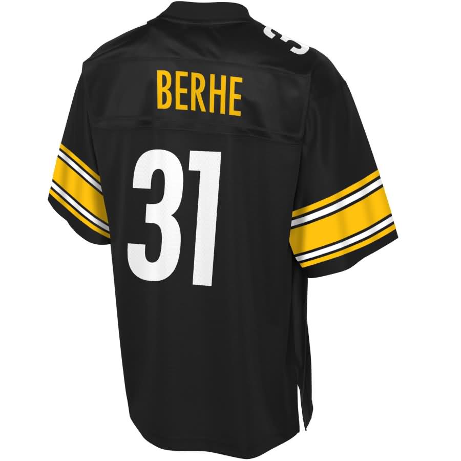 Nat Berhe Pittsburgh Steelers Nfl Pro Line Player Jersey Black