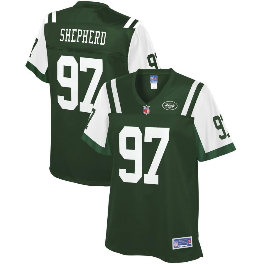 Nathan Shepherd New York Jets Nfl Pro Line Womens Player Jersey Green