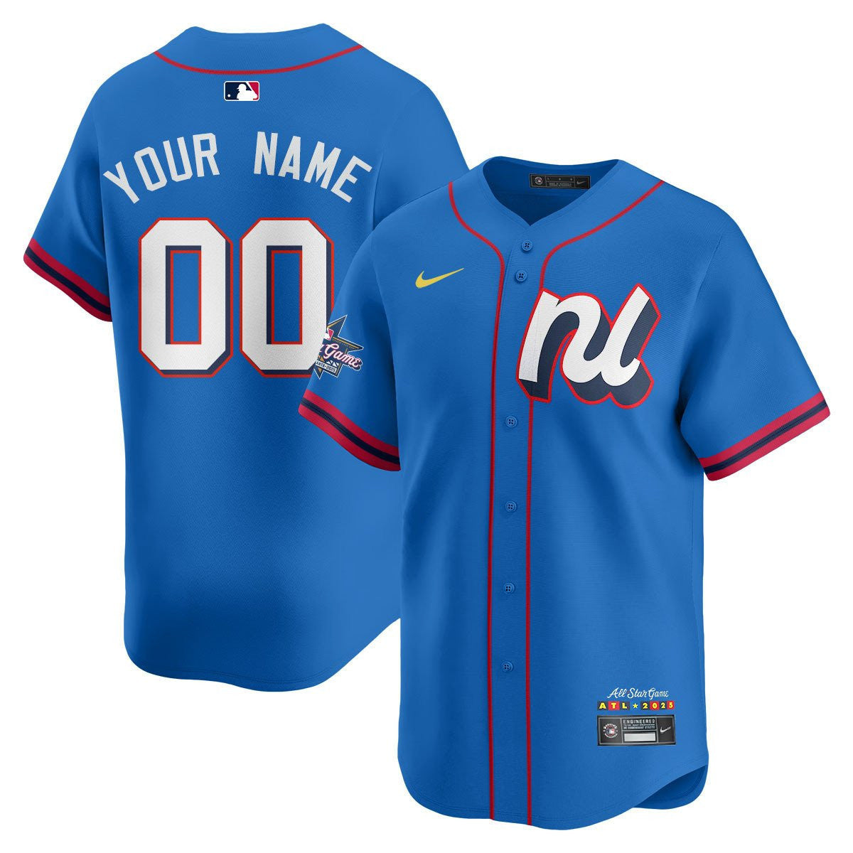 National League 2025 MLB All-Star Vapor Premier Limited Custom Jersey All Stitched