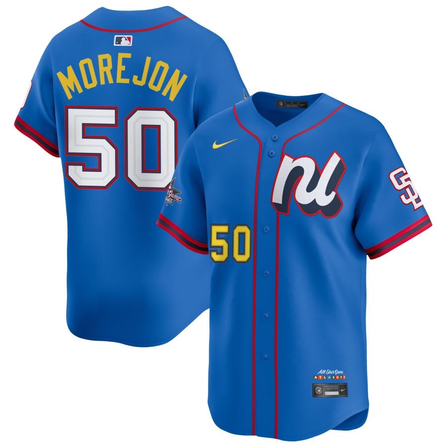 National League Adrian Morejon Blue 2025 All-Star Game Limited Jersey Stitched