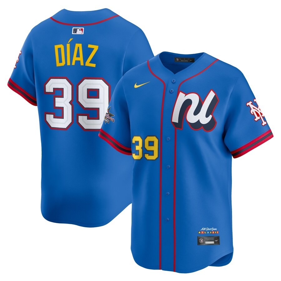 National League Edwin Diaz #39 Blue 2025 All-Star Game Limited Jersey Stitched