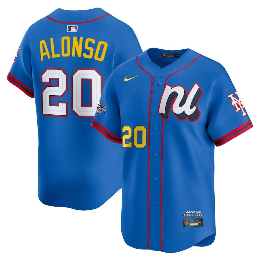 National League Pete Alonso #20 Blue 2025 All-Star Game Limited Jersey Stitched