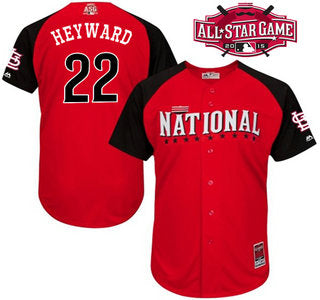 National League St Louis Cardinals 22 Jason Heyward Red 2015 All star Game Player Jersey