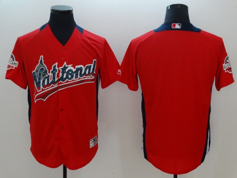 National Red Mlb All Stars For Fan Personalized Jersey