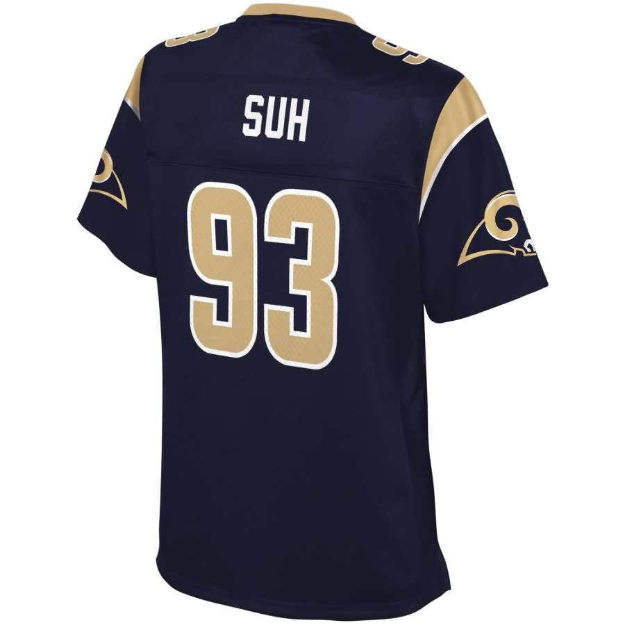 Ndamukong Suh Los Angeles Rams Nfl Pro Line Womens Player Jersey Navy