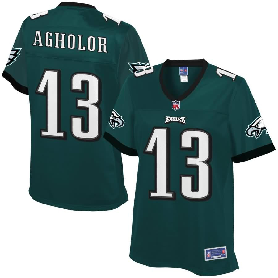 Nelson Agholor Philadelphia Eagles Nfl Pro Line Womens Player Jersey Midnight Green