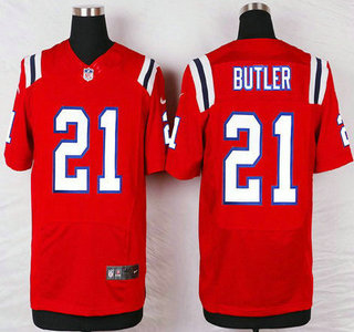 New England Patriots 21 Malcolm Butler Red Alternate Nfl Nike Elite Jersey