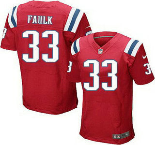 New England Patriots 33 Kevin Faulk Red Retired Player Nfl Nike Elite Jersey