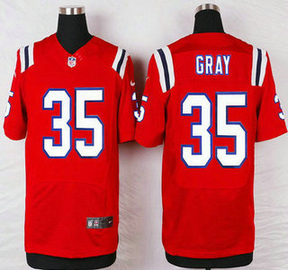 New England Patriots 35 Jonas Gray Red Alternate Nfl Nike Elite Jersey