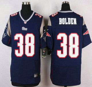 New England Patriots 38 Brandon Bolden Navy Blue Team Color Nfl Nike Elite Jersey