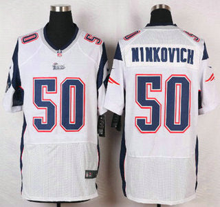 New England Patriots 50 Rob Ninkovich White Road Nfl Nike Elite Jersey