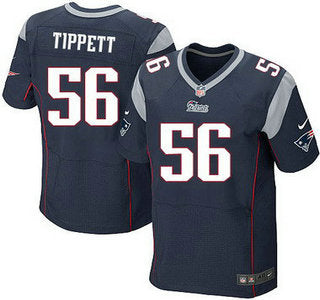 New England Patriots 56 Andre Tippett Navy Blue Retired Player Nfl Nike Elite Jersey